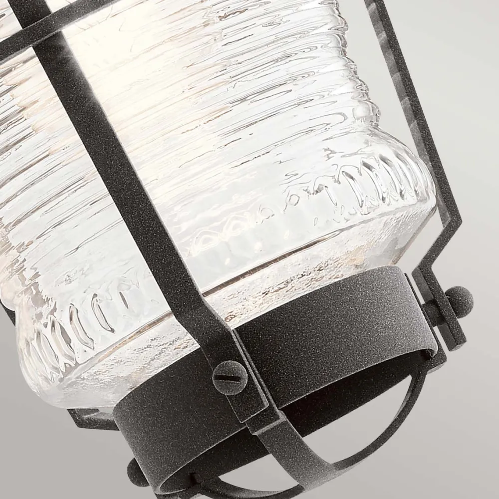 Outlet Elstead Lighting Chance Harbor 37cm utelampa Zink