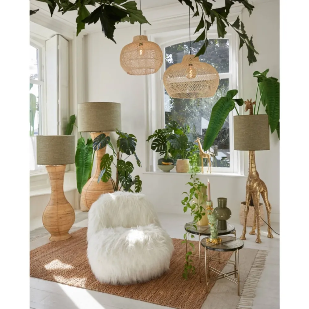 Hot Light & Living Charita Ø46 taklampa Natur