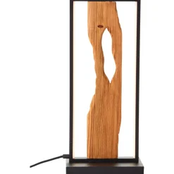 Outlet Brilliant Chaumont 50cm bordslampa Trä