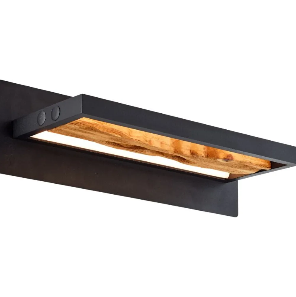 Online Brilliant Chaumont 35cm vägglampa Trä