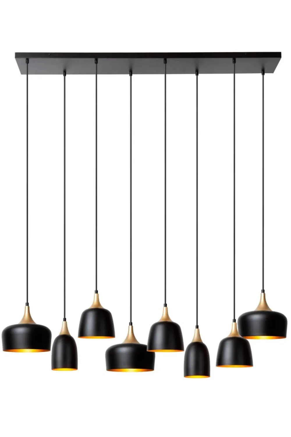 Discount Lucide Chayanne 125cm taklampa Svart