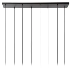 Discount Lucide Chayanne 125cm taklampa Svart