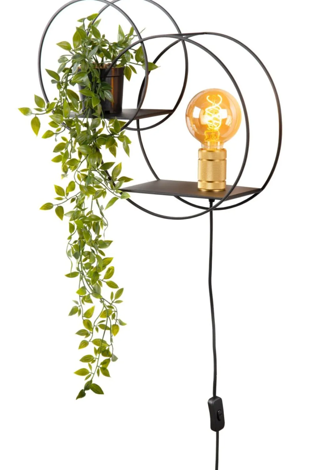 Sale Lucide Circle 43cm vägglampa Svart