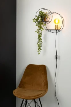 Sale Lucide Circle 43cm vägglampa Svart