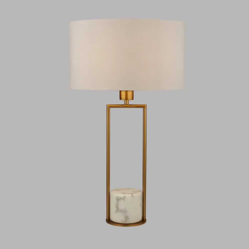 Sale Searchlight Claire 45cm bordslampa Guld