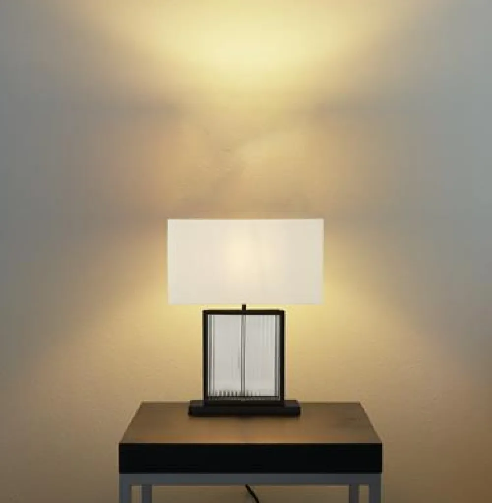 Searchlight Clarendon 53cm bordslampa Svart