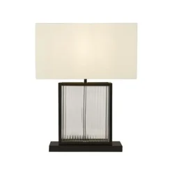 Searchlight Clarendon 53cm bordslampa Svart