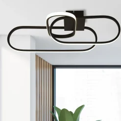 Best Searchlight Clip 65cm plafond Svart