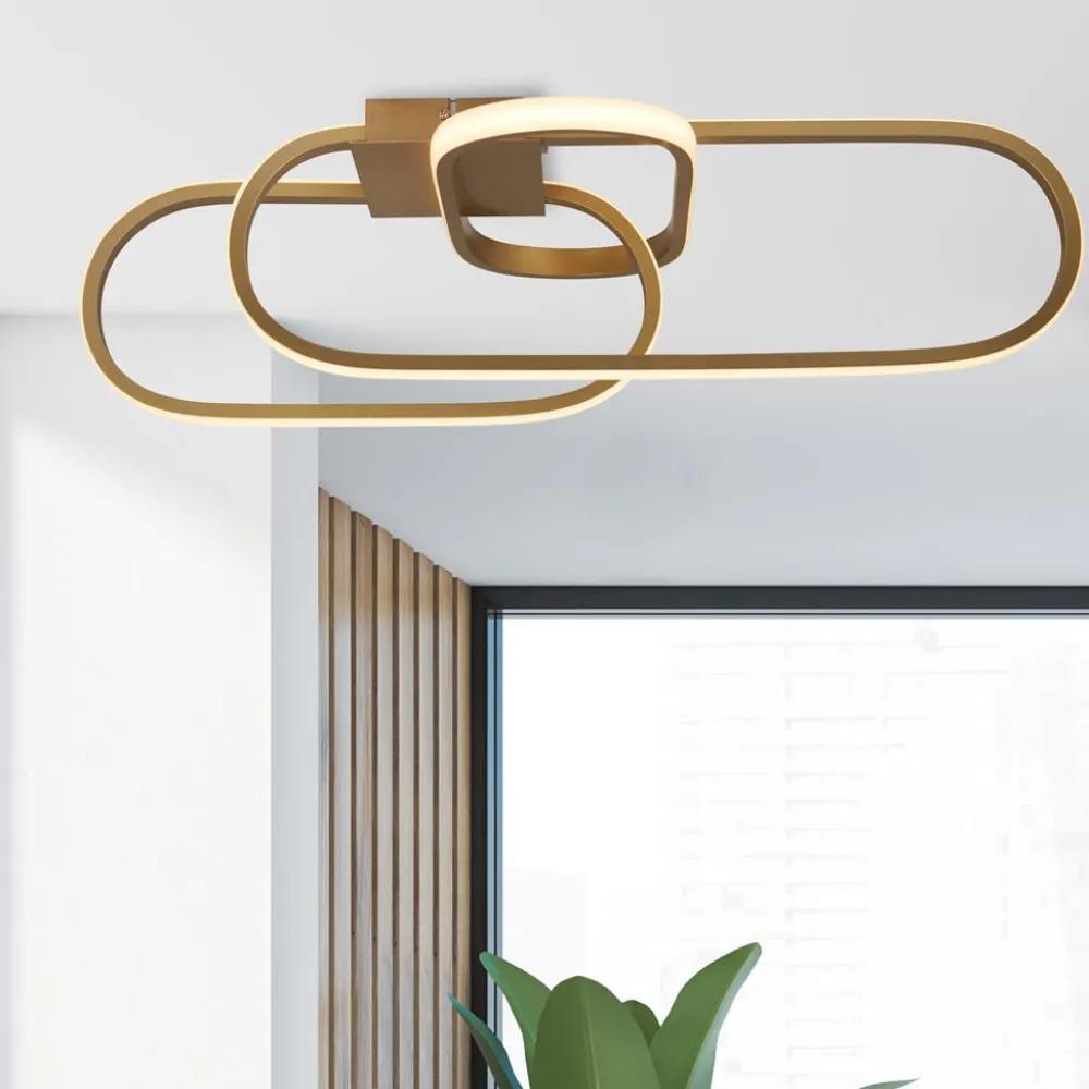 Hot Searchlight Clip plafond Guld