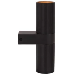 Outlet Lucide Clubs 20cm vägglampa Svart