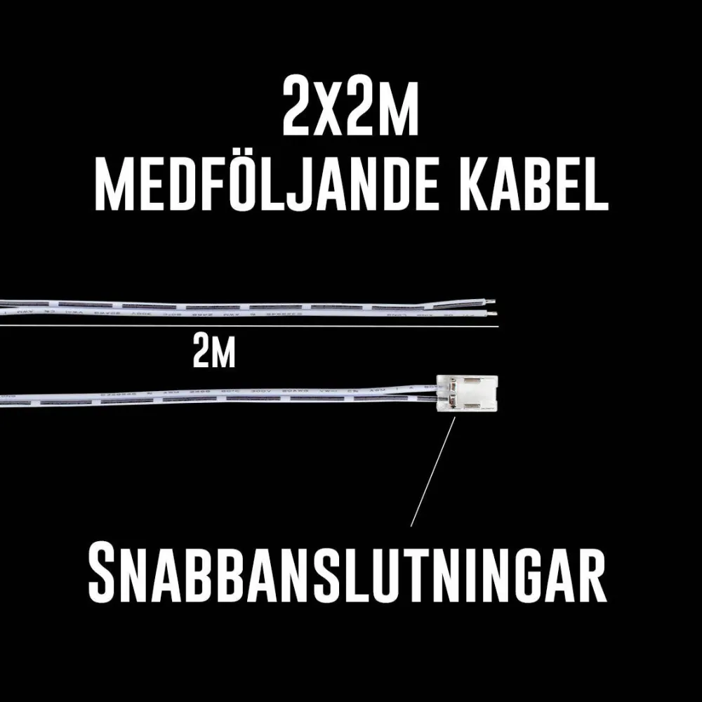 Clearance Designlight Cobby LED-list 12V 3000K 5m IP44