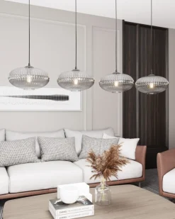 Best Emibig Lighting Coco 140cm taklampa Rökfärgad