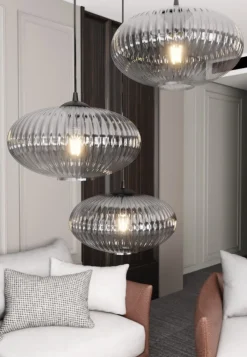 Best Emibig Lighting Coco Ø53 taklampa Rökfärgad