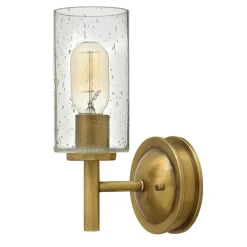 Best Elstead Lighting Collier 26cm vägglampa Antikmässing