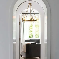 Outlet Elstead Lighting Collier Ø68 taklampa Antikmässing