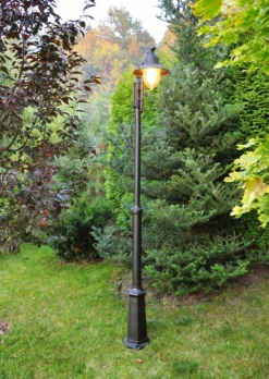 Sale Norlys Como 250cm stolpe Svart