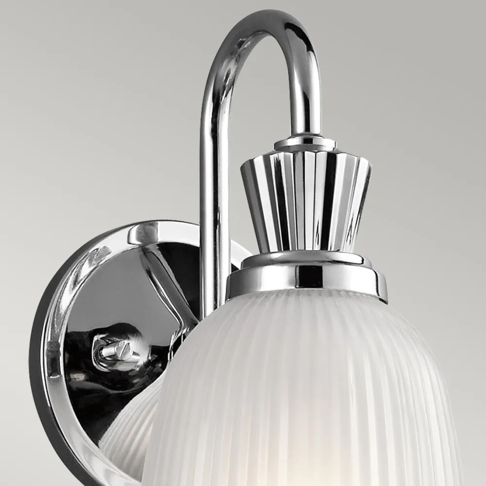 New Elstead Lighting Cora Ø13 badrumslampa Polerad krom