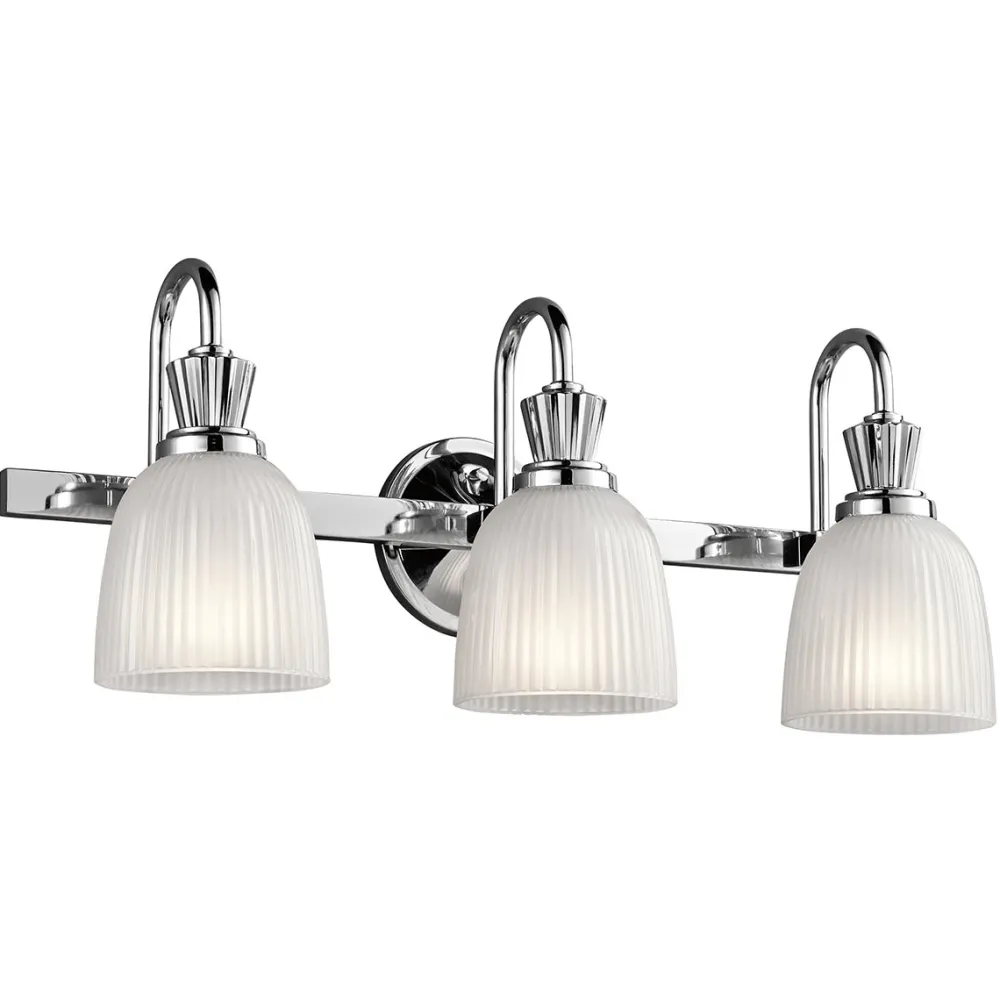 Discount Elstead Lighting Cora 60cm badrumslampa Polerad krom