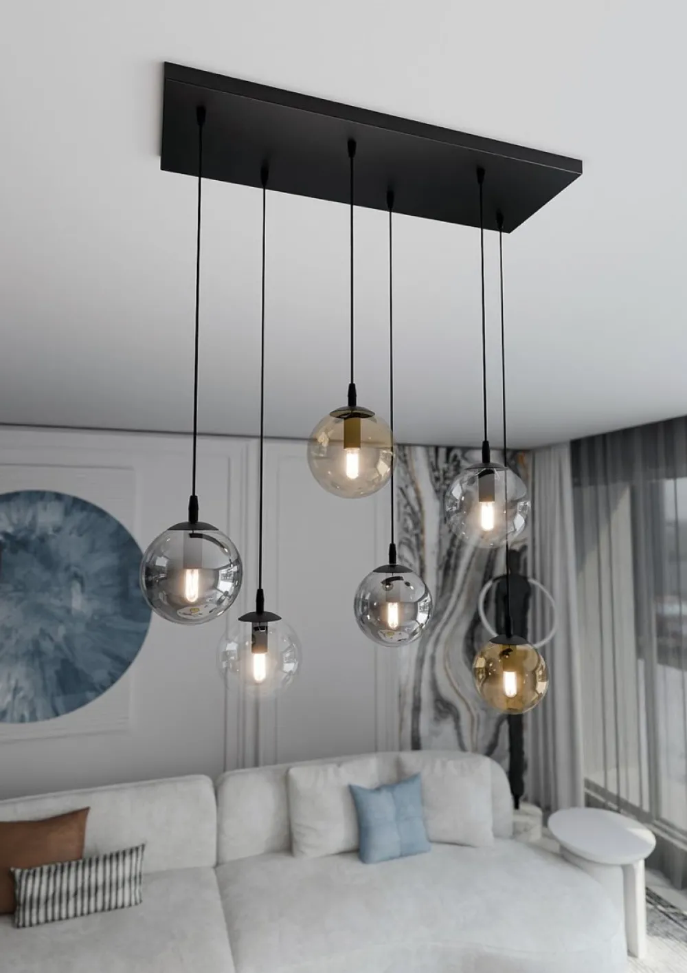 Outlet Emibig Lighting Cosmo 65cm taklampa