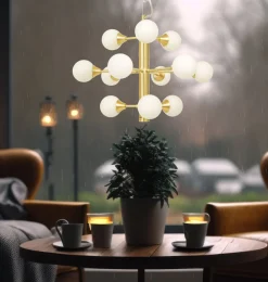 Outlet Aneta Lighting Cosmos Ø50 taklampa Matt Mässing