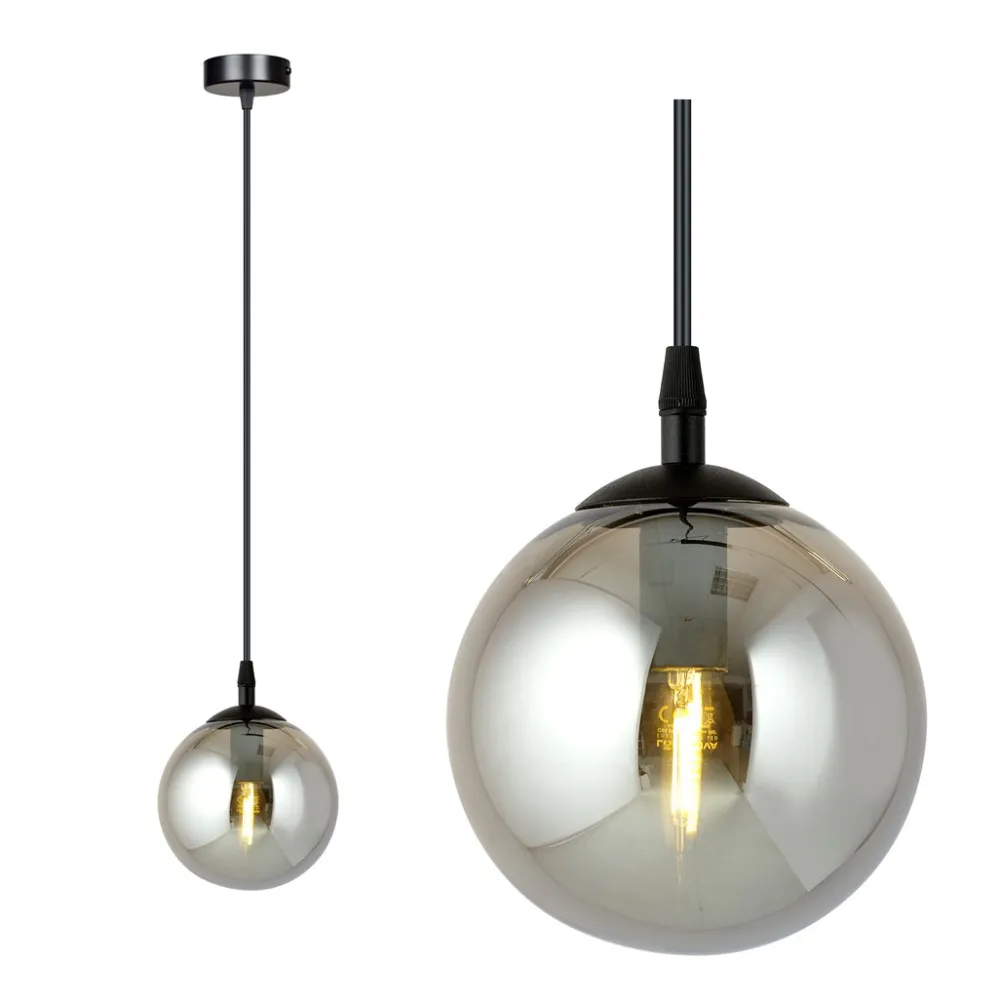 Emibig Lighting Cosmo Ø12 taklampa Rökfärgad