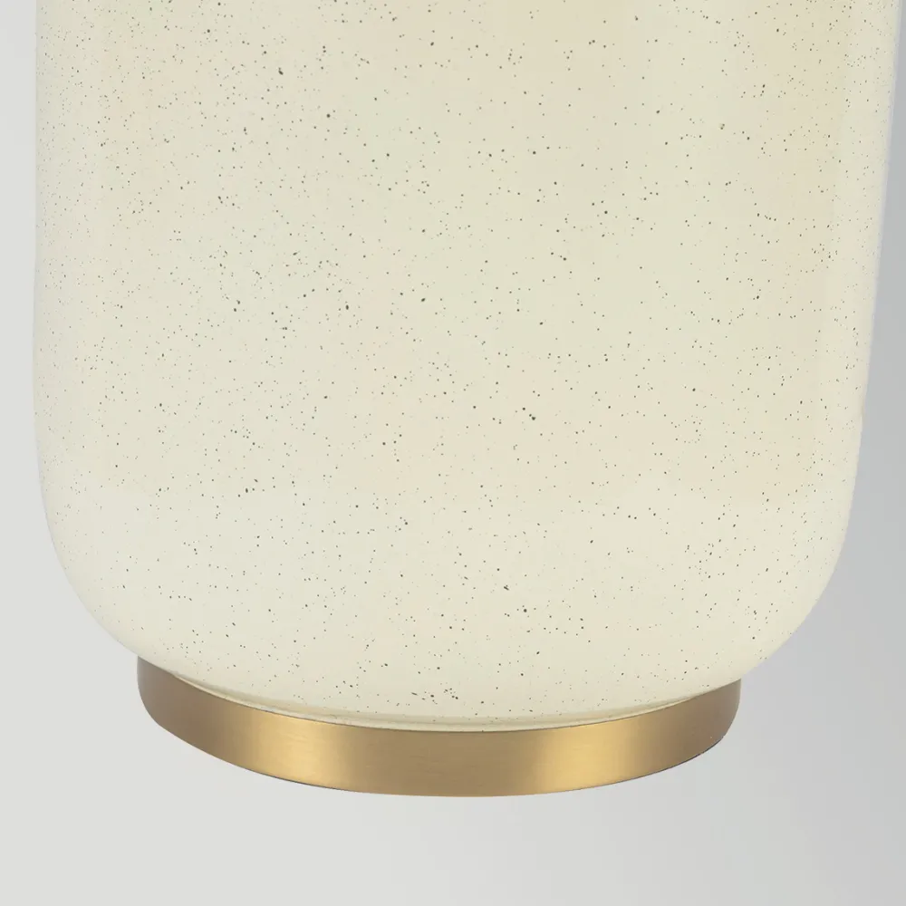Best Elstead Lighting Crosby 70cm bordslampa Krämvit