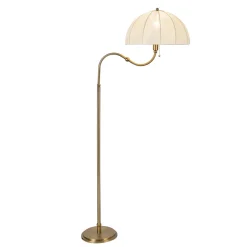 Online Elstead Lighting Crosby golvlampa Borstad guld