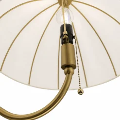Online Elstead Lighting Crosby golvlampa Borstad guld