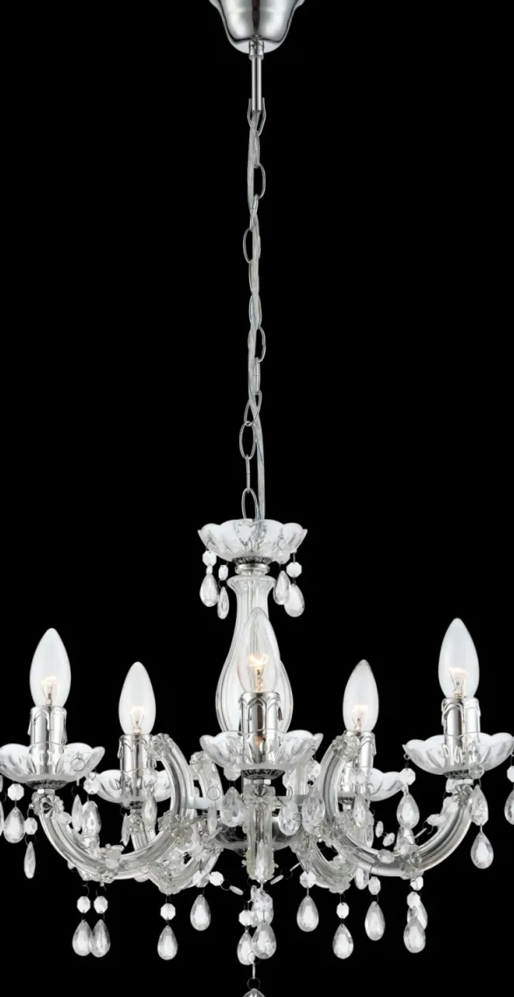 Globo Lighting Cuimbra Ø45 kristall Krom