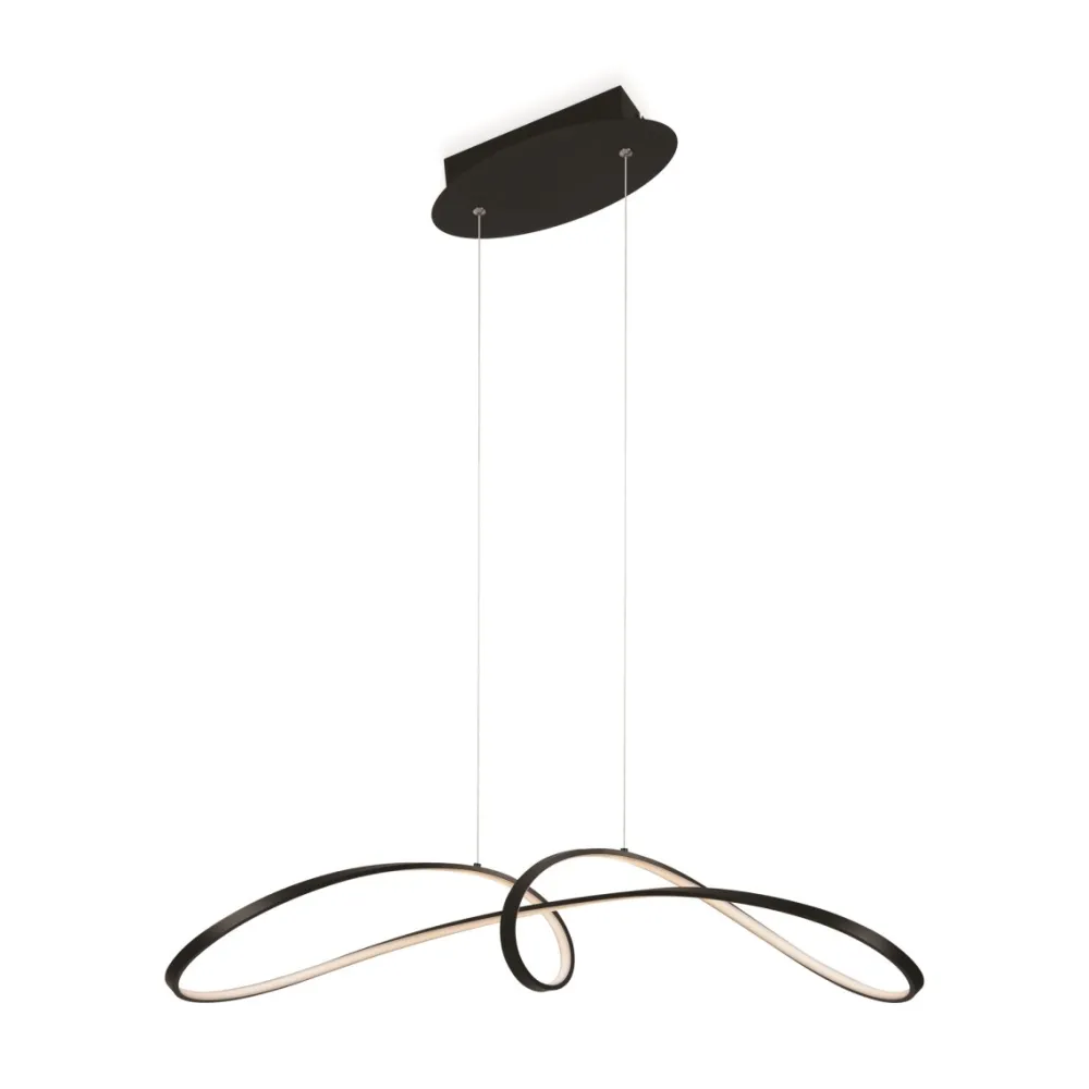 Best Maytoni Curve 92cm taklampa Svart