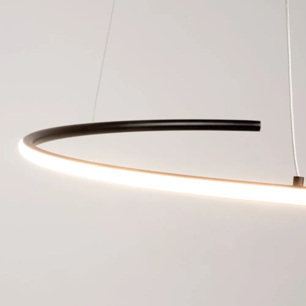 Discount Maytoni Curve Ø60 taklampa Svart