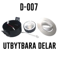 Outlet Designlight D-007 Downlight 2700K