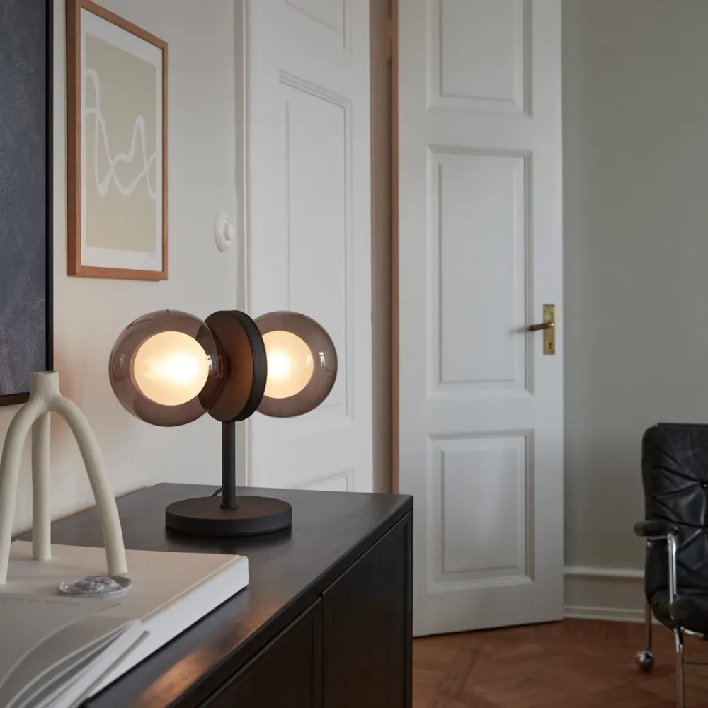 Hot CO Bankeryd Discus 30cm bordslampa Svart