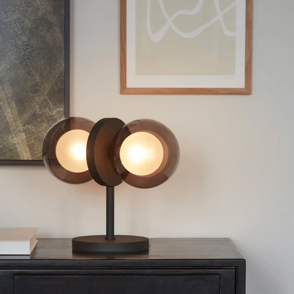 Hot CO Bankeryd Discus 30cm bordslampa Svart
