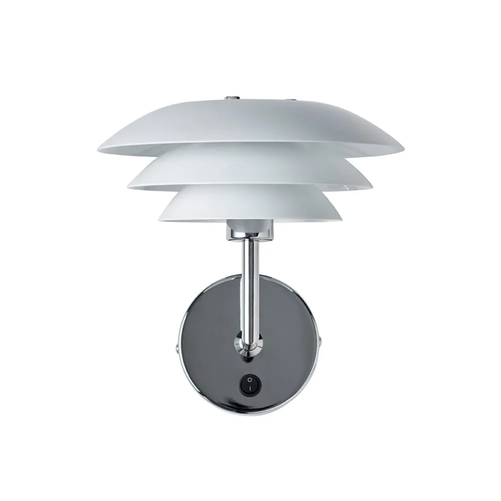 Hot Dyberg Larsen DL20 vägglampa Vit