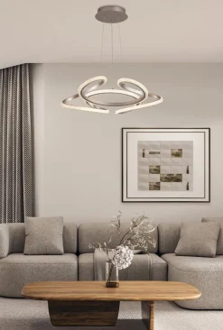 Online Searchlight Doodle Ø60 taklampa Champagne