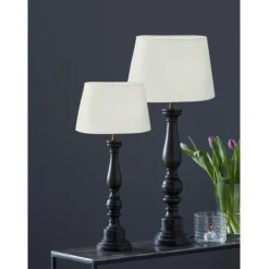 Outlet PR Home Doris 64cm bordslampa Rustik svart