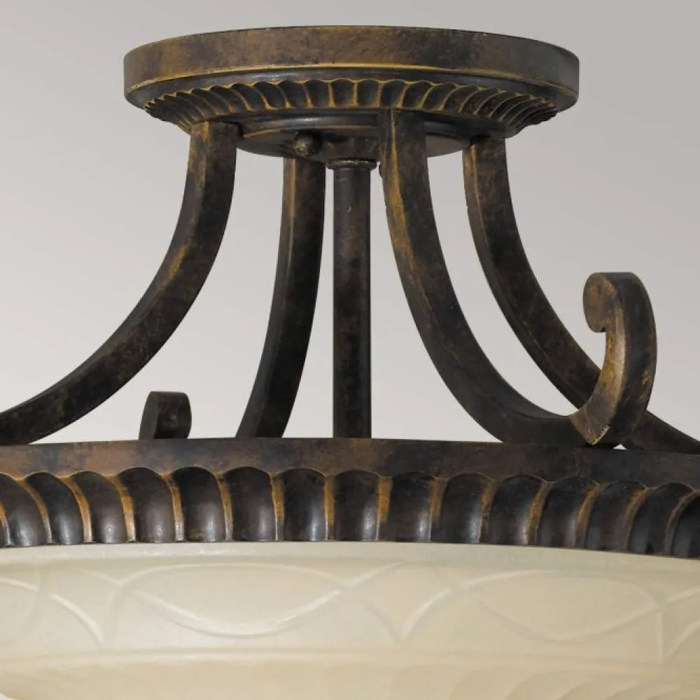 Hot Elstead Lighting Drawing Room Ø44 plafond Brons