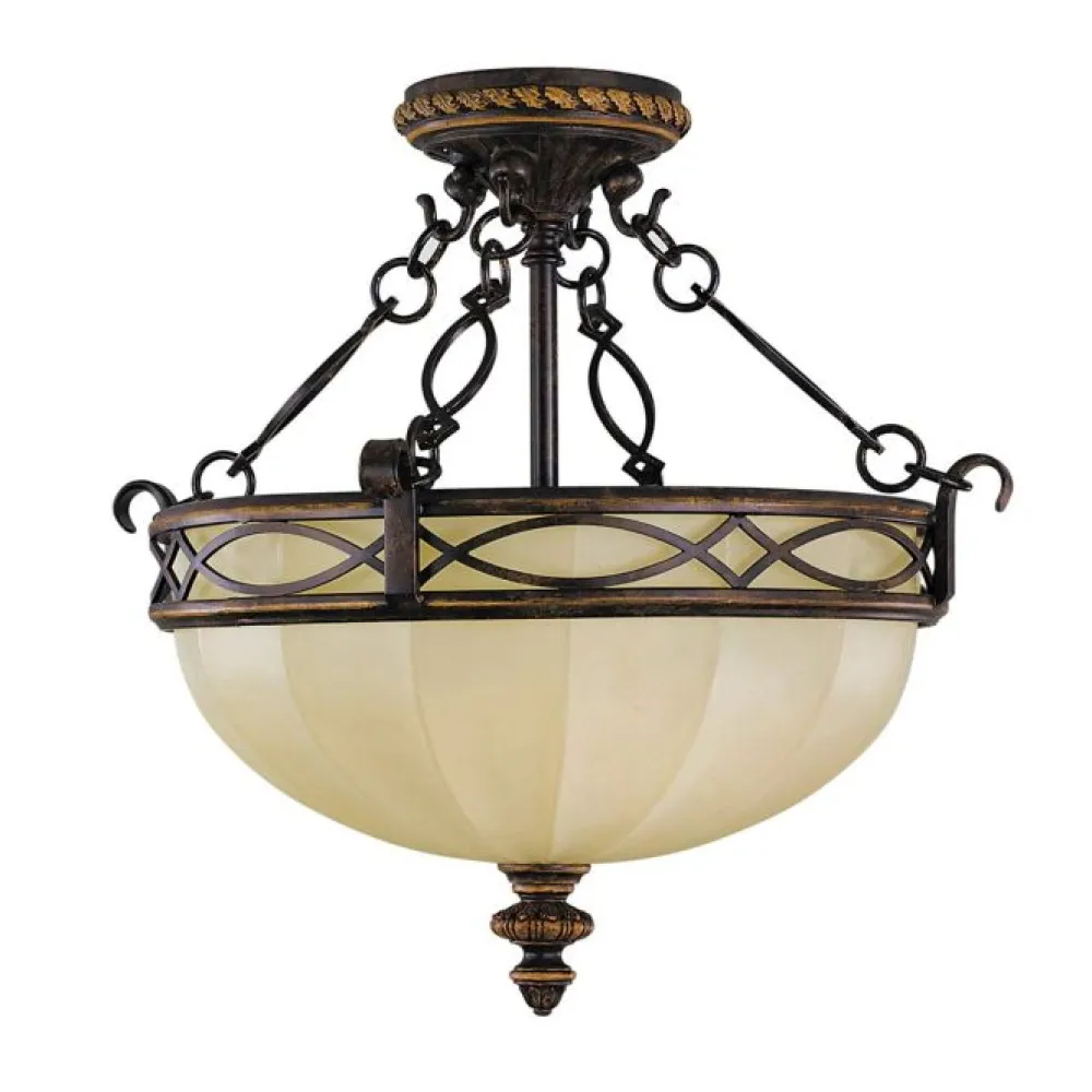 Clearance Elstead Lighting Drawing Room Ø40 plafond Brons