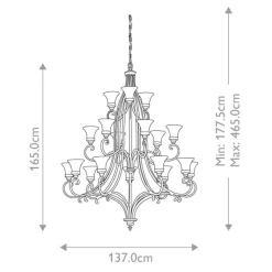 Outlet Elstead Lighting Drawing Room Ø137 taklampa Brons