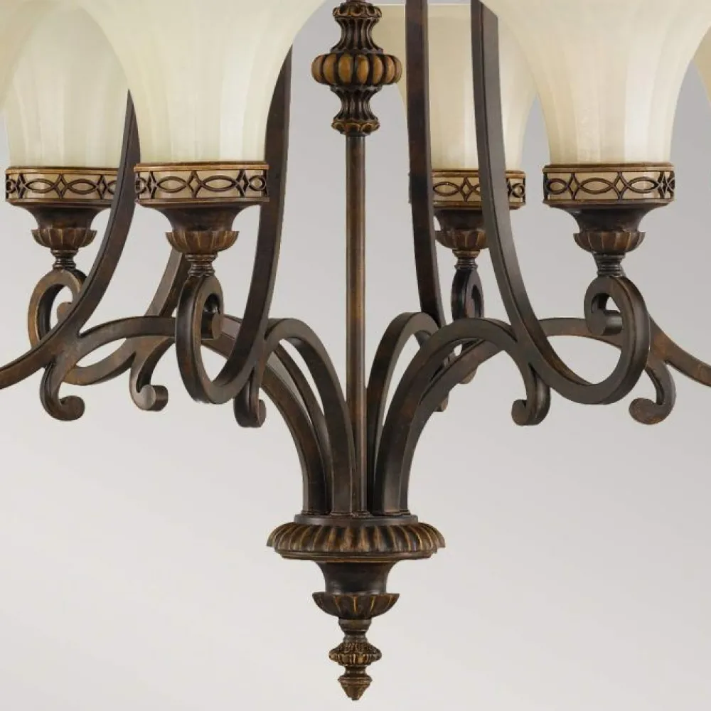 Elstead Lighting Drawing Room Ø70 taklampa Brons