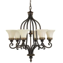 Elstead Lighting Drawing Room Ø70 taklampa Brons