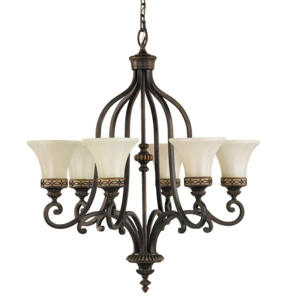 Elstead Lighting Drawing Room Ø70 taklampa Brons