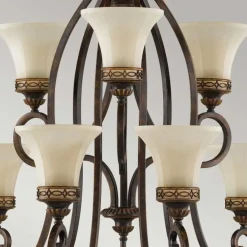 Online Elstead Lighting Drawing Room Ø95 taklampa Brons