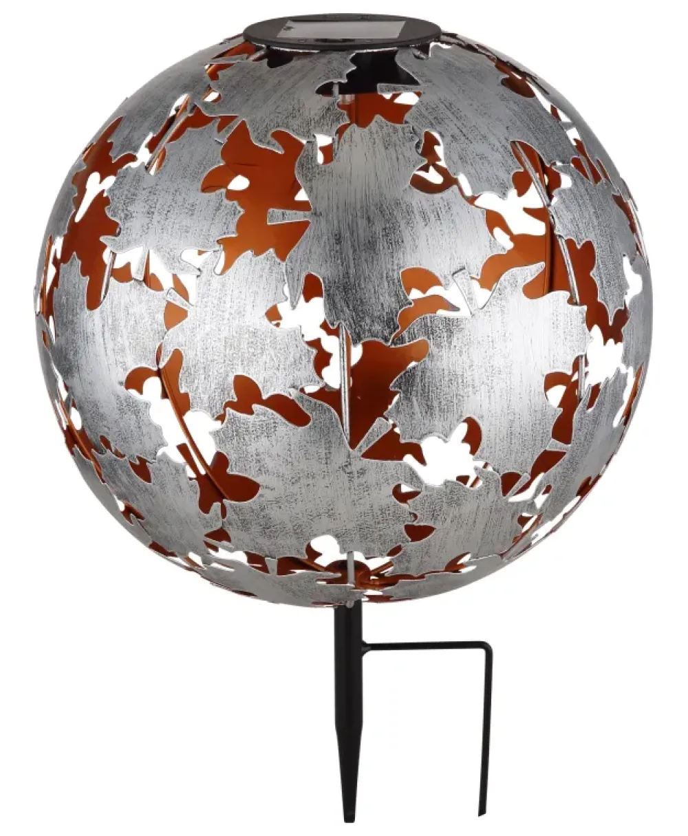 New Globo Lighting Earth solcellslampa Silver