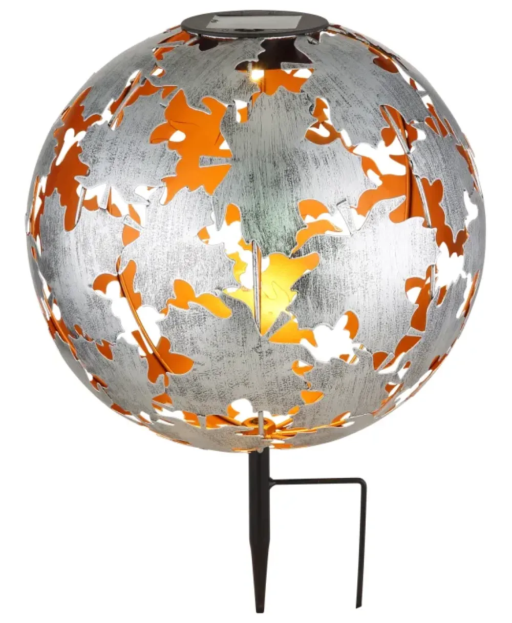 New Globo Lighting Earth solcellslampa Silver