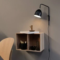 Online Dyberg Larsen Easton 43cm vägglampa Svart