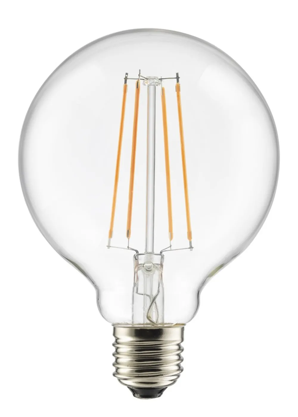 New Unison E27 glob 7,5W 2200K dimbar Transparent