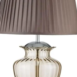Clearance Searchlight Elina 70cm bordslampa Brun