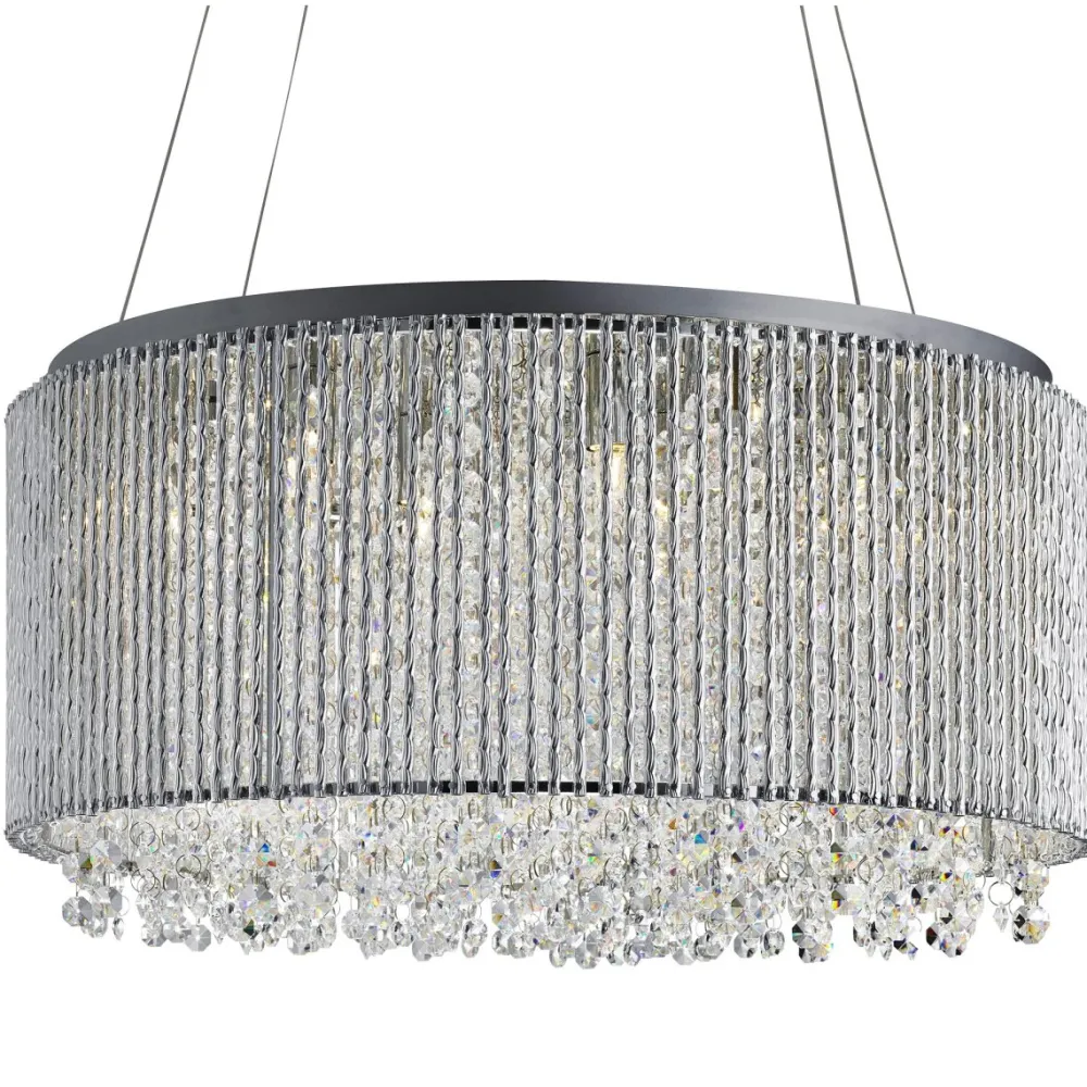 Outlet Searchlight Elise Ø40 taklampa Krom